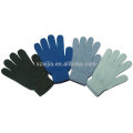 Ladies colorful acrylic knitted glove